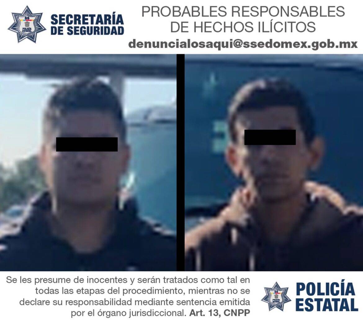 Elementos de la Secretaría de Seguridad aseguran camioneta aparentemente relacionada con diversos intentos de robo en el Circuito Exterior Mexiquense