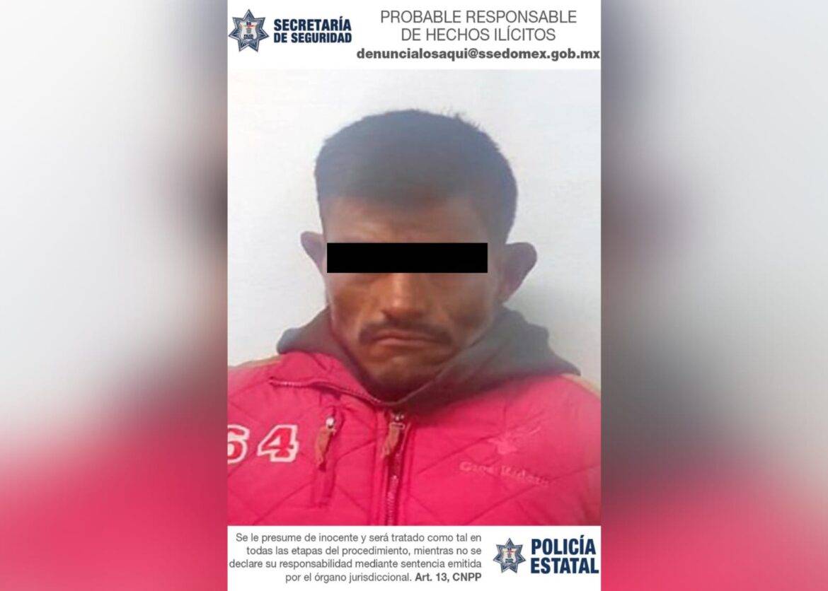 Secretaría de Seguridad, Guardia Nacional y policías municipales detienen a un hombre probable implicado en el delito de portación de arma de fuego