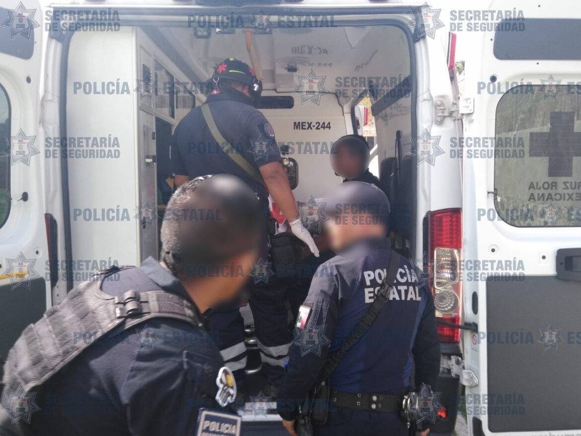 Rescatan Secretaría de Seguridad, policías municipales y personal del grupo de rescate aéreo relámpagos a 15 personas extraviadas en Ocuilan