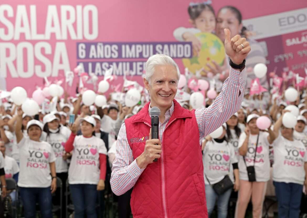 El Salario Rosa es el mayor logro del Gobierno del Estado de México por apoyar a las mujeres e impulsar su desarrollo: Alfredo Del Mazo