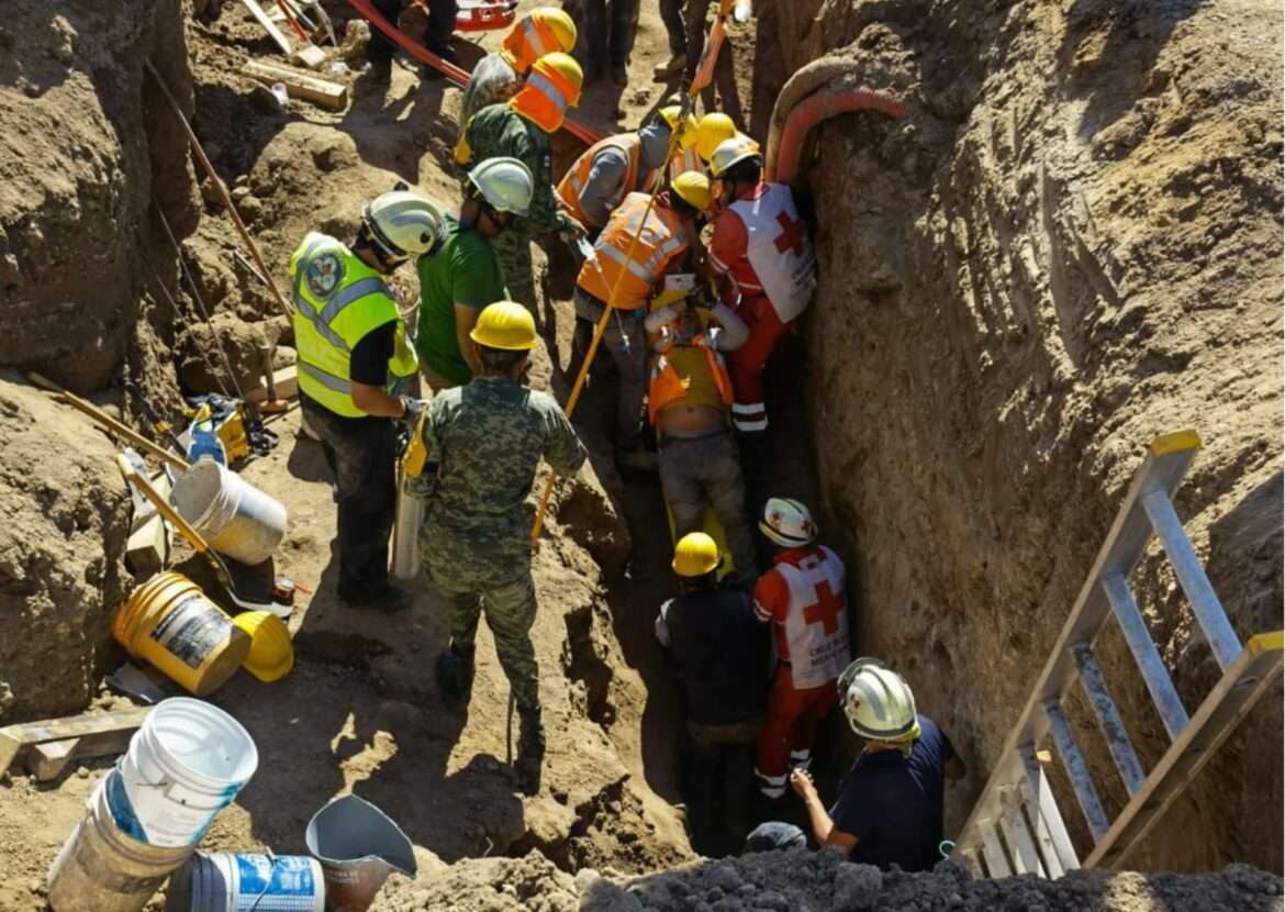 Confirma FGJEM un fallecido más por derrumbe en obra en la Toluca-Zitácuaro; dos trabajadores lesionados fueron trasladados a clínica del IMSS