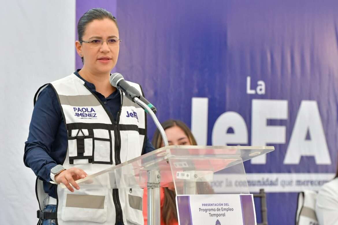 Apoyará Paola Jiménez con empleo temporal a más de mil mujeres