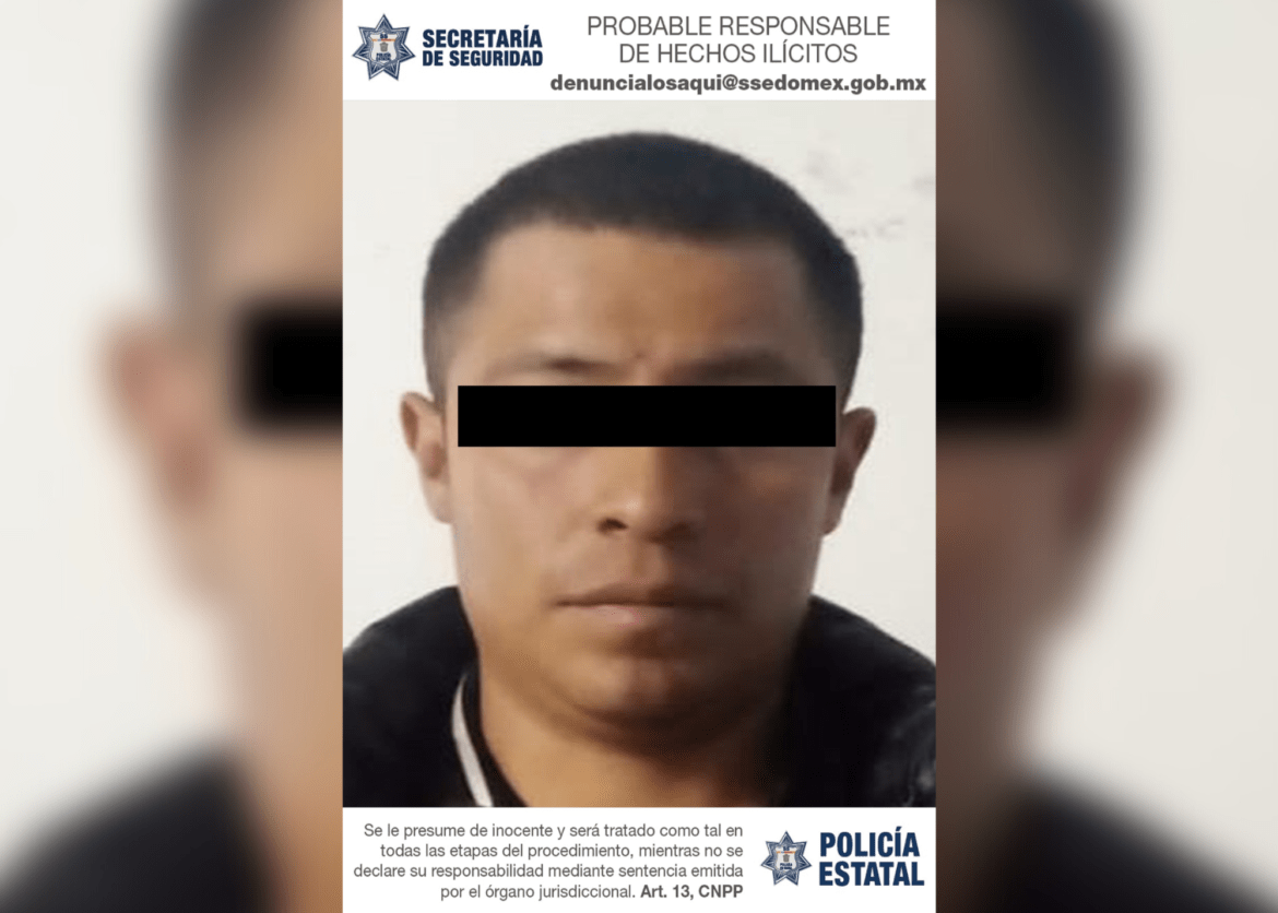 Detienen policías de la Secretaría de Seguridad a un hombre por su posible participación en el delito de portación de arma de fuego