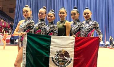 México finaliza en la élite mundial de gimnasia rítmica