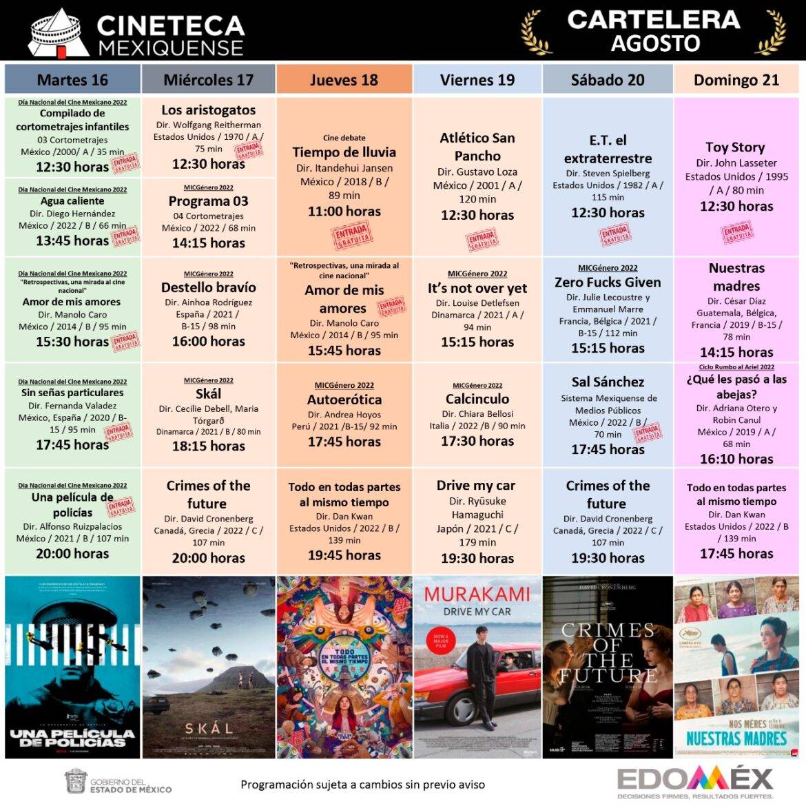 Proyecta cineteca mexiquense diversos filmes con motivo del Día Nacional del Cine Mexicano