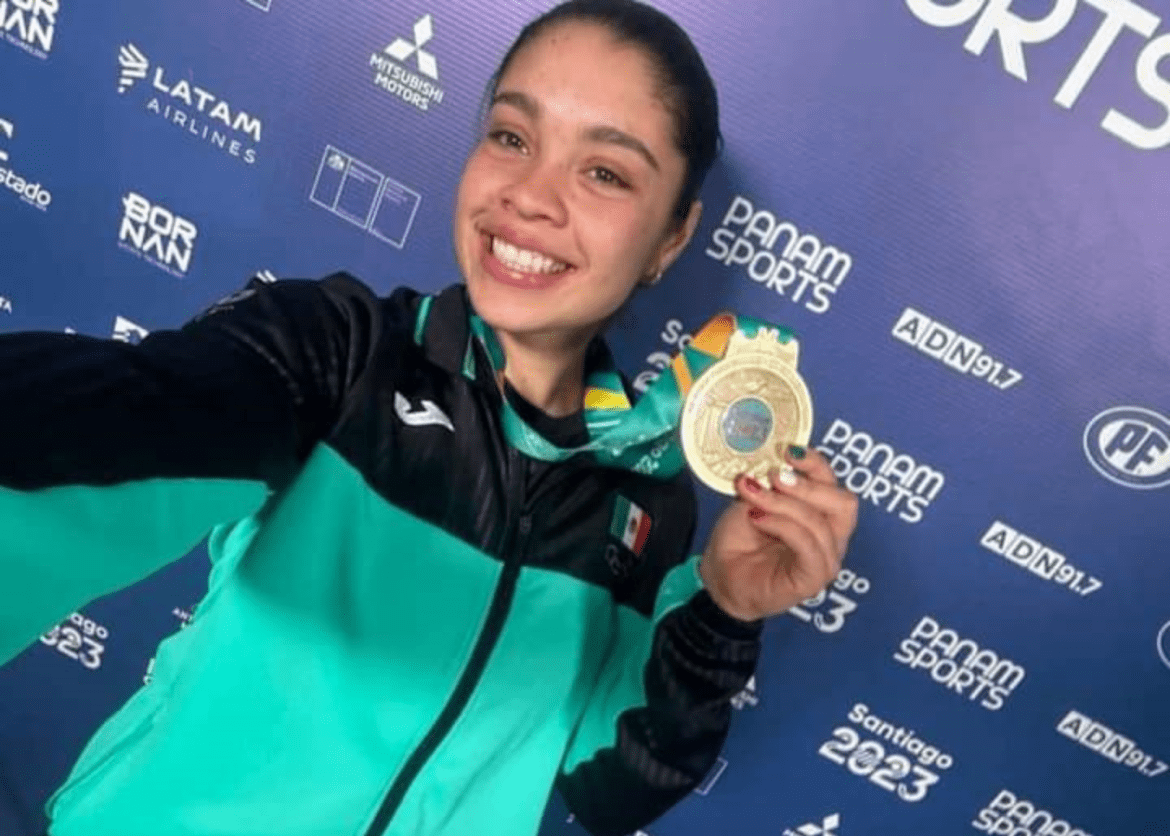 Marifer Noriega Medina, estudiante UAEMéx, obtiene medalla de oro en los Juegos Panamericanos 2023