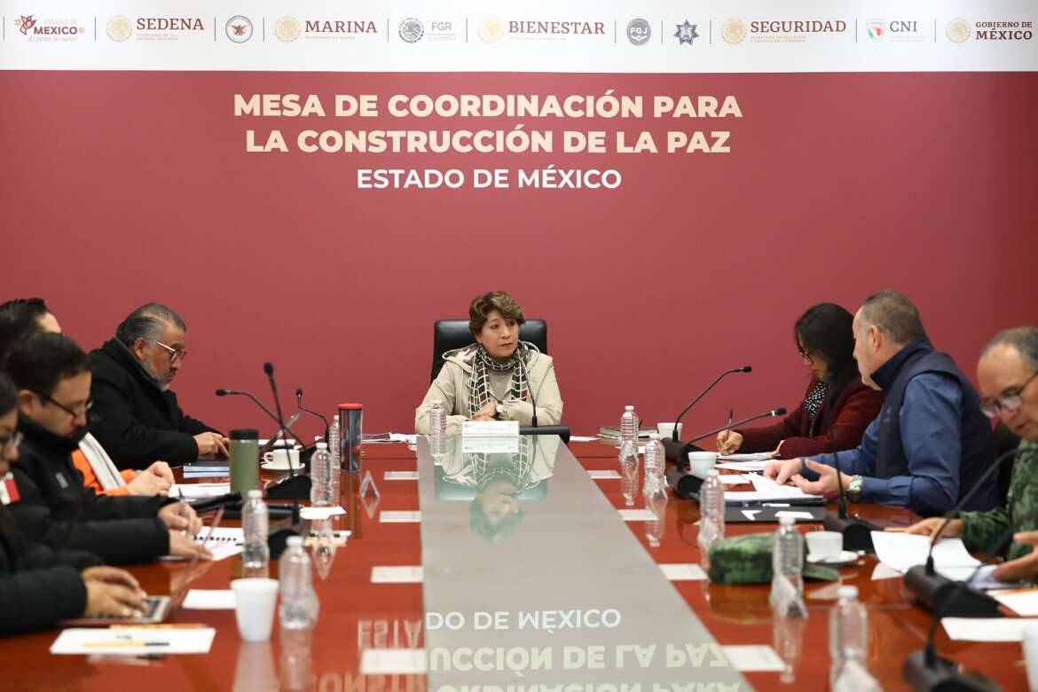 Destaca Delfina Gómez que el Edomex cerrará el 2023 con una baja en delitos de alto impacto