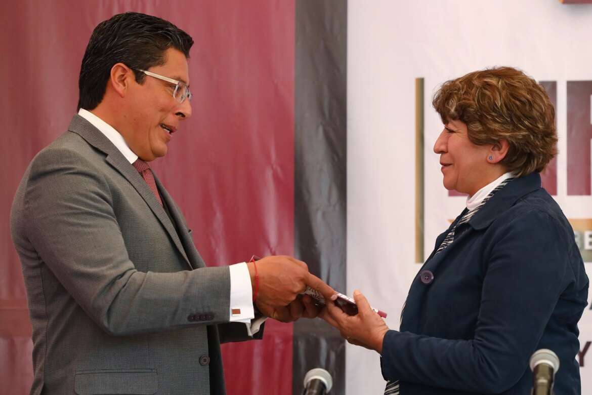 Gobernadora Delfina Gómez Álvarez reconoce avances en Tenango del Valle, un gobierno que trabaja con los ideales de la 4T