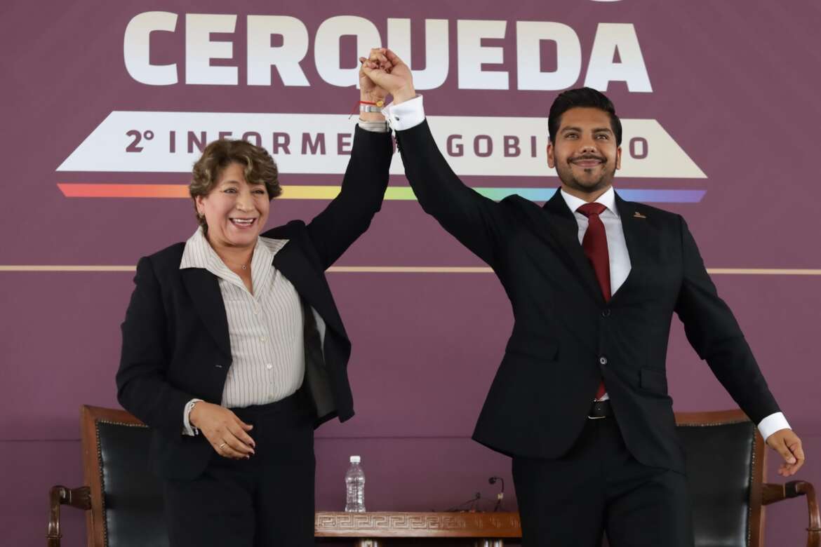 Gobernadora Delfina Gómez destaca coordinación y trabajo con Nezahualcóyotl; asiste a Segundo Informe de Gobierno municipal 