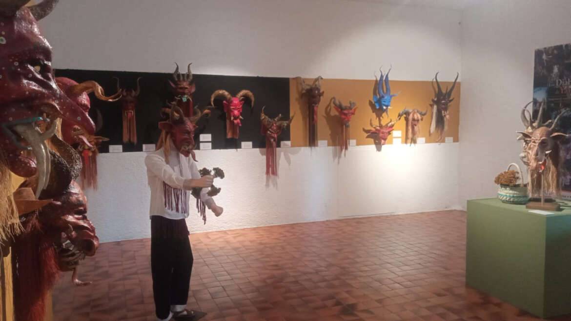 El Centro Regional de Cultura de Tenancingo difunde tradiciones locales con la exposición “Los diablos de Yauhtli”