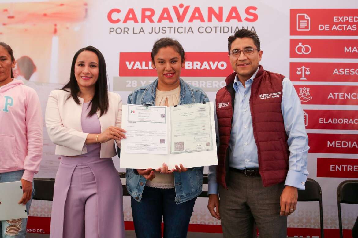 Beneficia Gobierno de Delfina Gómez a 9 mil 500 mexiquenses con las Caravanas por la Justicia Cotidiana