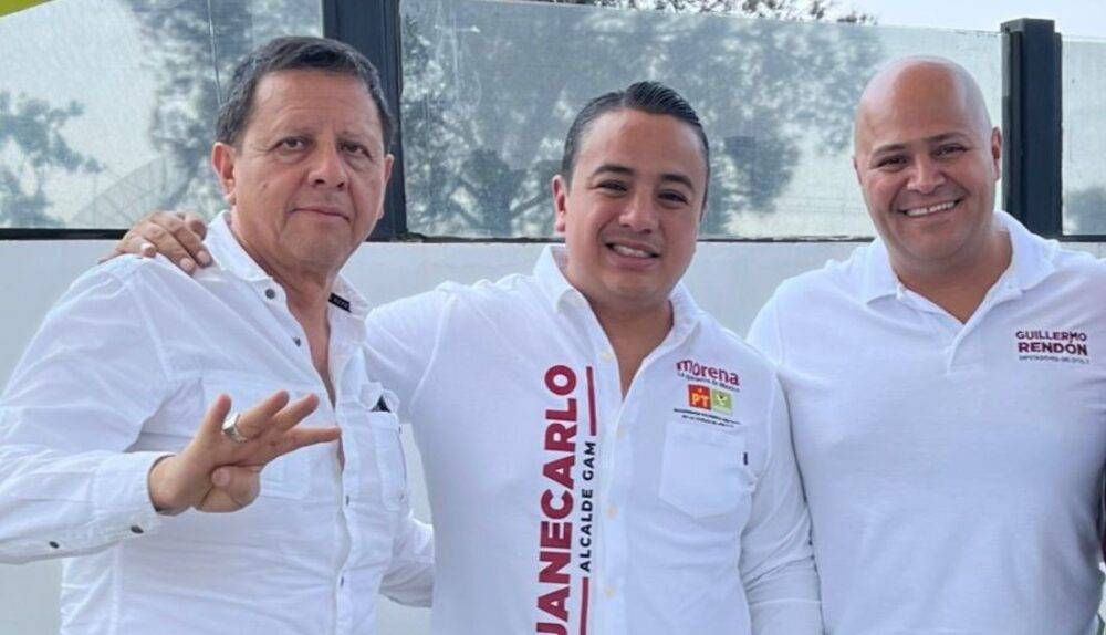 Fernando Gómez Rodríguez, Janecarlo Lozano y Guillermo Rendón