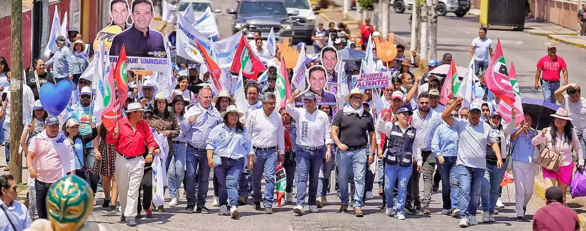 Enrique Vargas, candidato al Senado llama a la unidad de todos para ganar Cuautitlán y todo el Estado de México