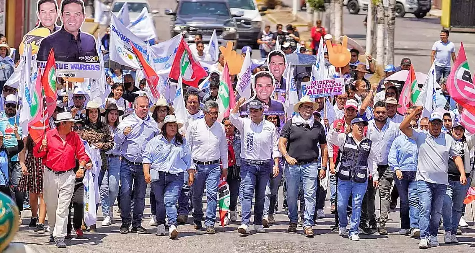 Enrique Vargas, candidato al Senado llama a la unidad de todos para ganar Cuautitlán y todo el Estado de México