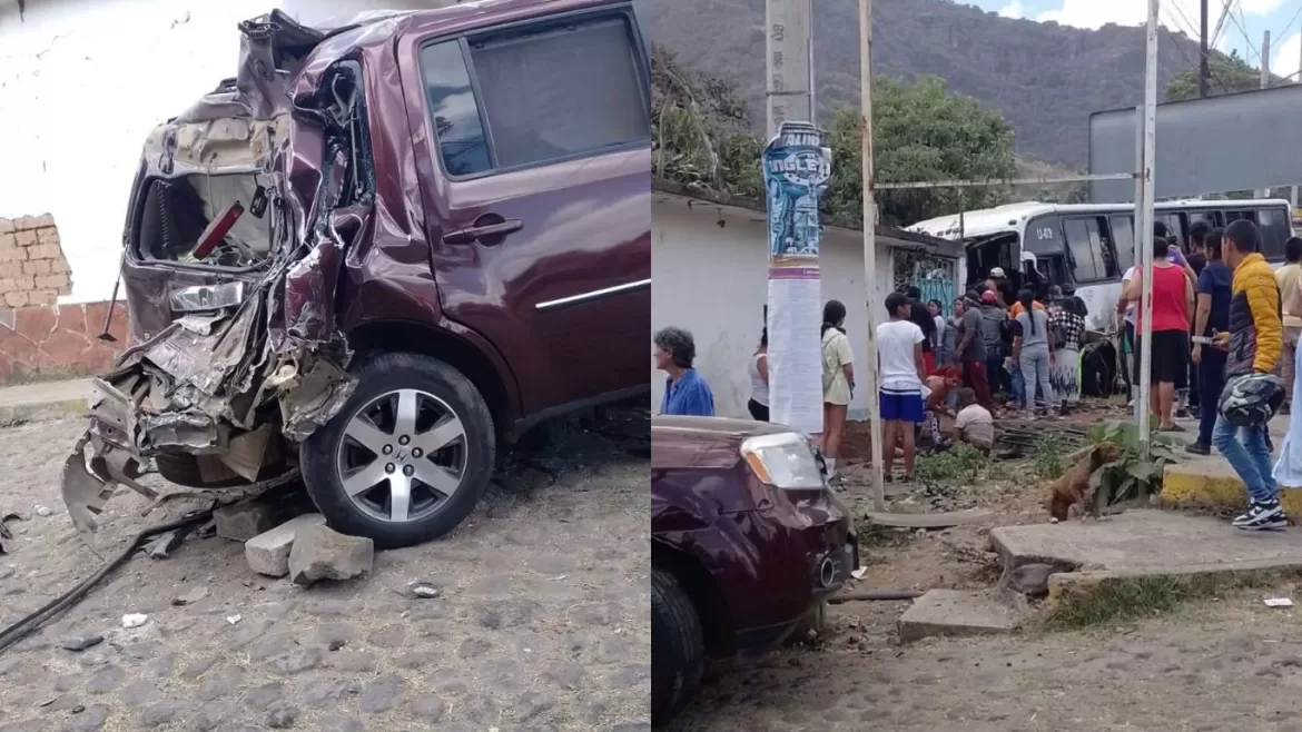 Accidente en la carretera Capulín-Chalma