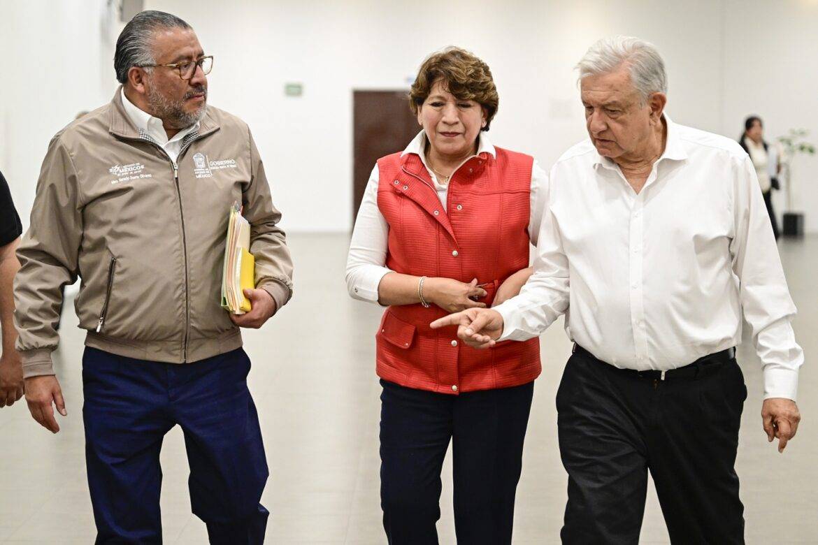 Presidente Andrés Manuel López Obrador y Gobernadora Delfina Gómez supervisan avances del IMSS-Bienestar en EdoMéx
