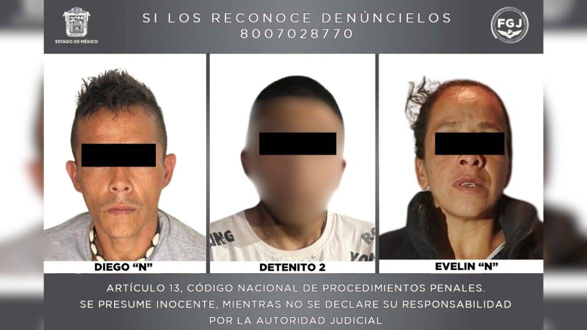 Suman tres detenidos por la Fiscalía Edomex en relación al robo con violencia a estudiantes que viajaban en un transporte público en Naucalpan