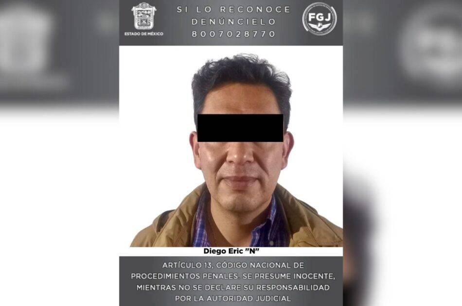 Fiscalía Edomex detuvo a Diego Eric “N”, presidente municipal con licencia de Tianguistenco y 2 femeninas investigados por el delito de extorsión