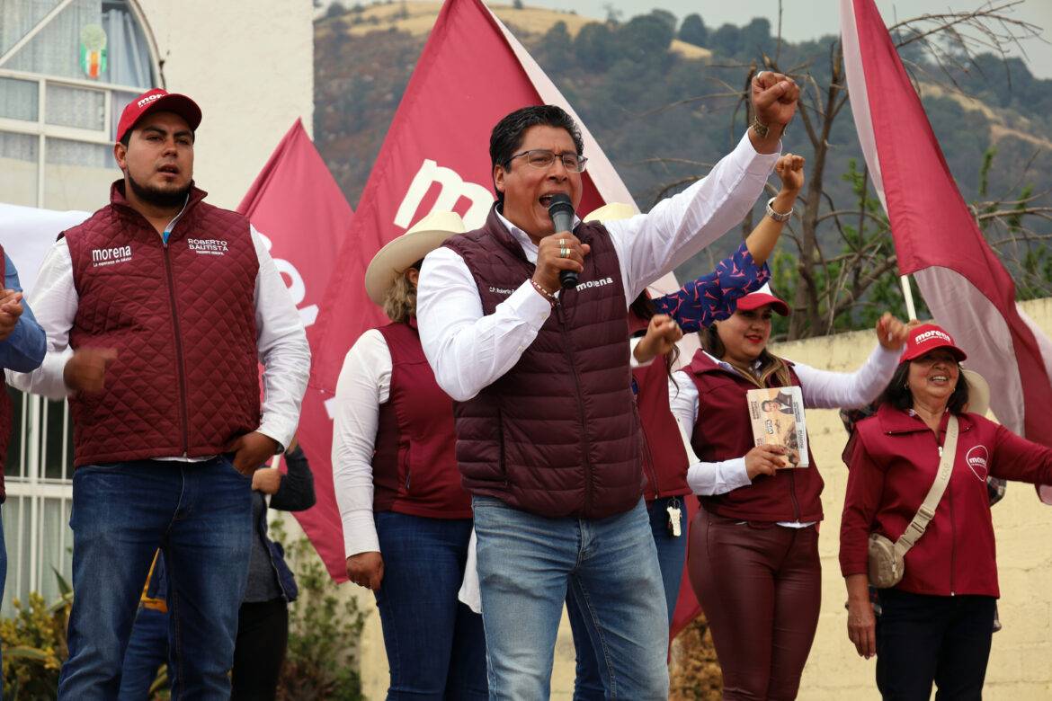 Roberto Bautista Arellano encabeza evento de campaña en Tenango del Valle