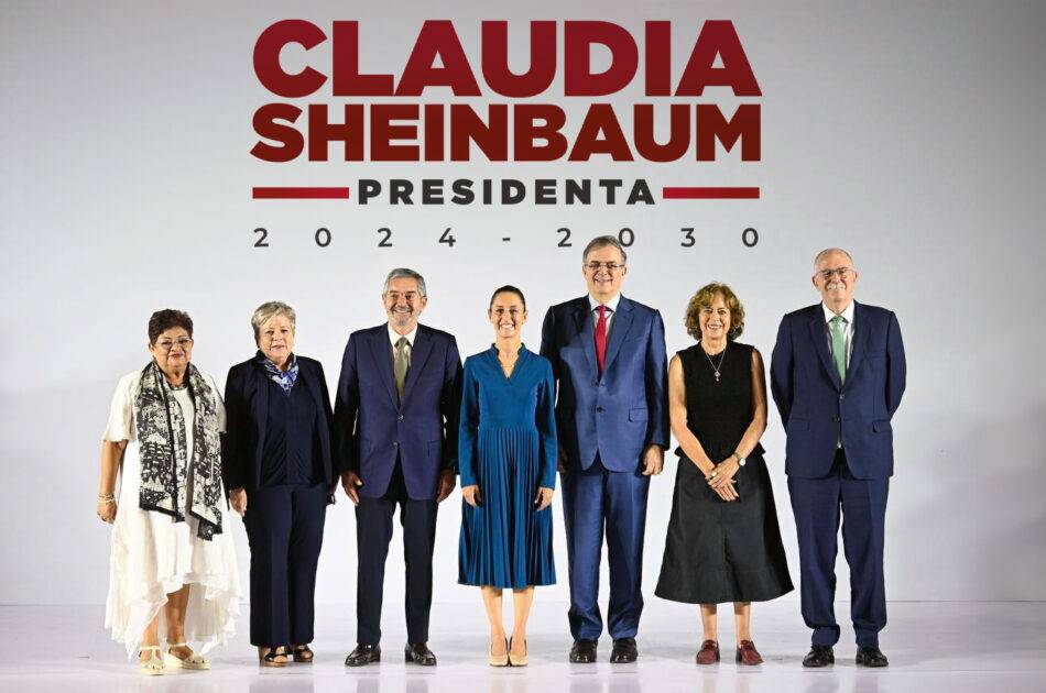 Claudia Sheinbaum presenta parte de su gabinete