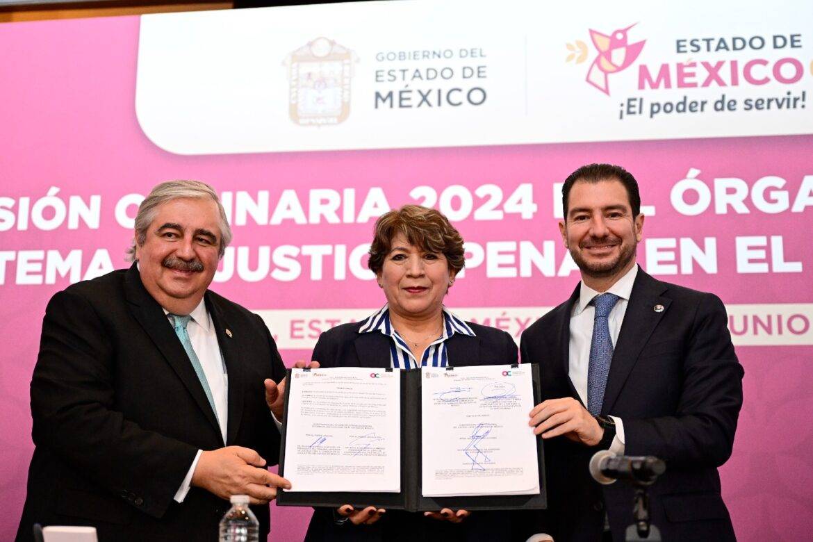 Gobernadora Delfina Gómez Álvarez fortalece el sistema de justicia penal en el Estado de México