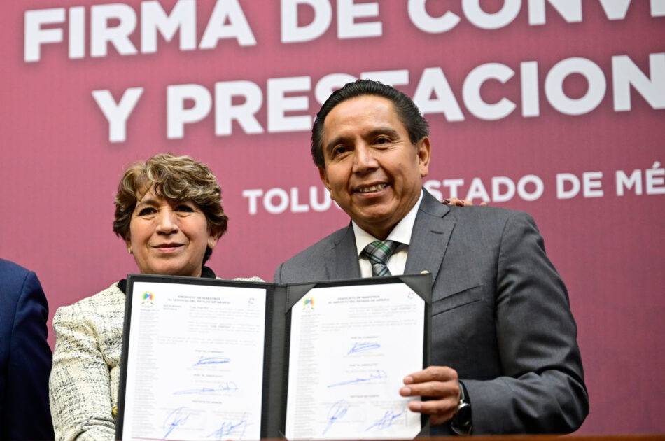 Gobernadora Delfina Gómez Álvarez hace justicia social al magisterio mexiquense