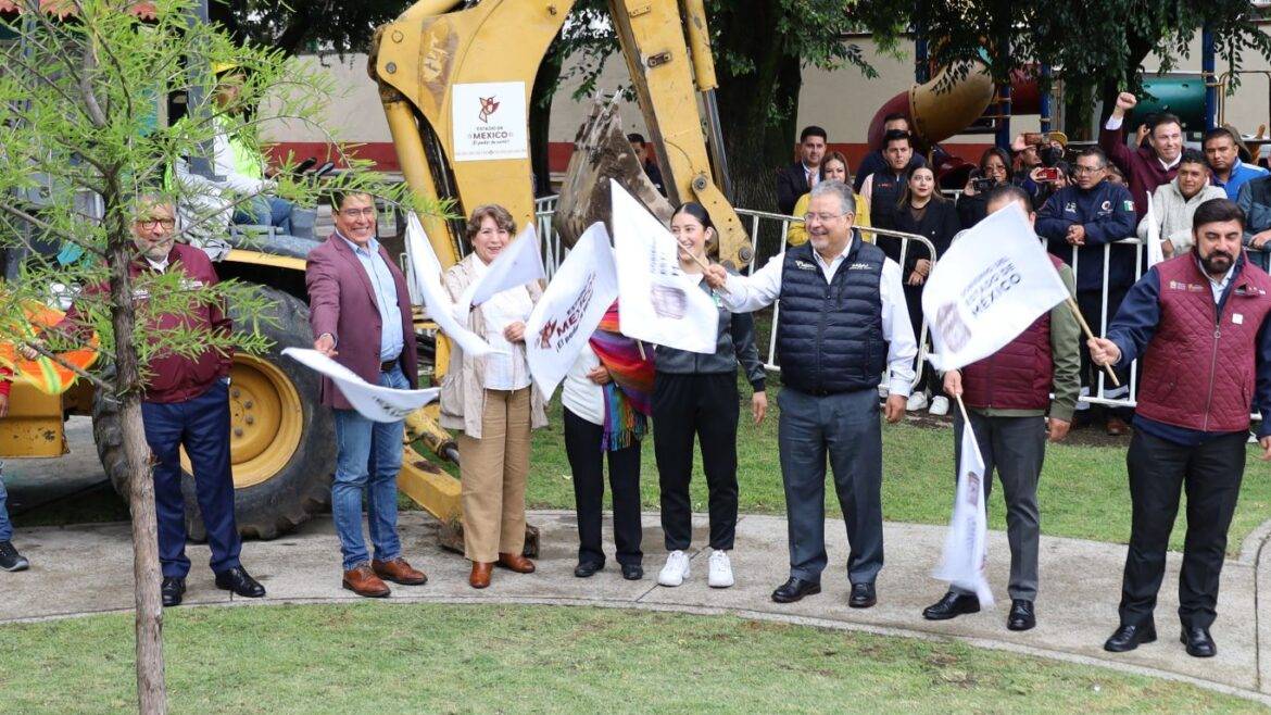 Inicia Rehabilitación del Parque Municipal en Tenango del Valle