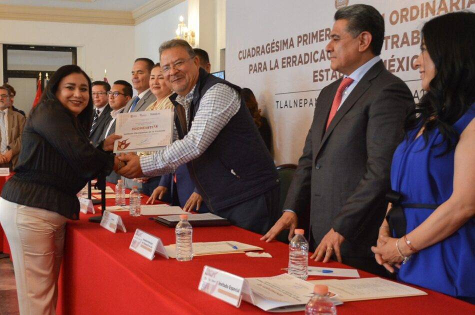 Recibe IMEVIS “Distintivo Estado de México Sin Trabajo Infantil”