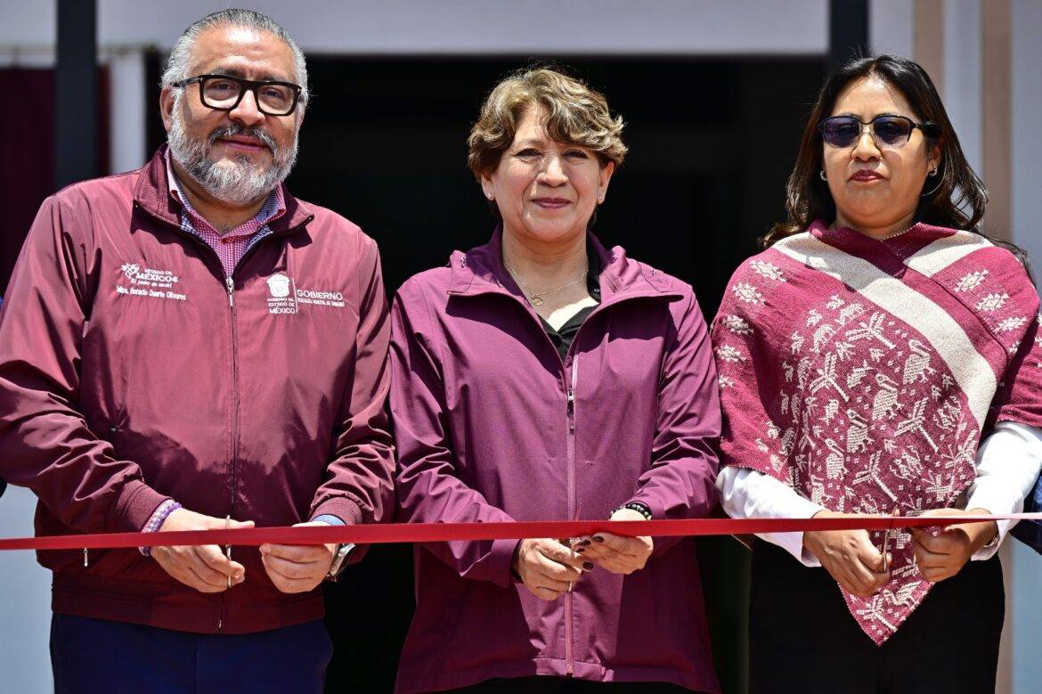 Gobernadora Delfina Gómez inaugura el C4 en Chimalhuacán