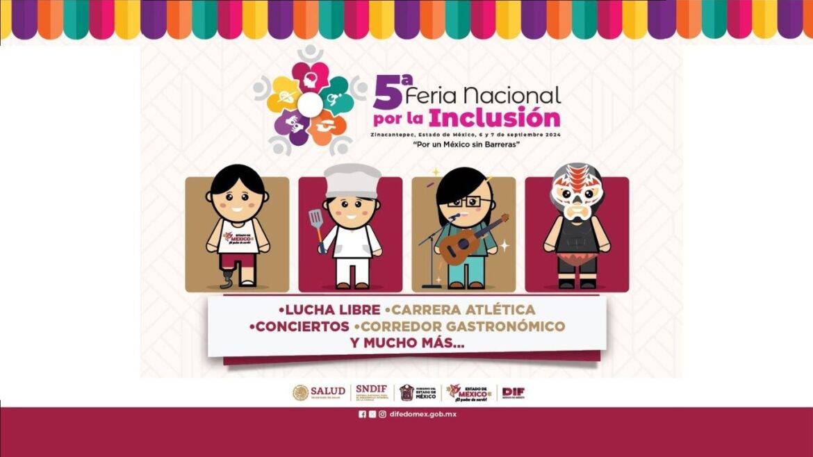 Será Edomex sede de la Quinta Feria Nacional por la Inclusión “Por un México sin Barreras”