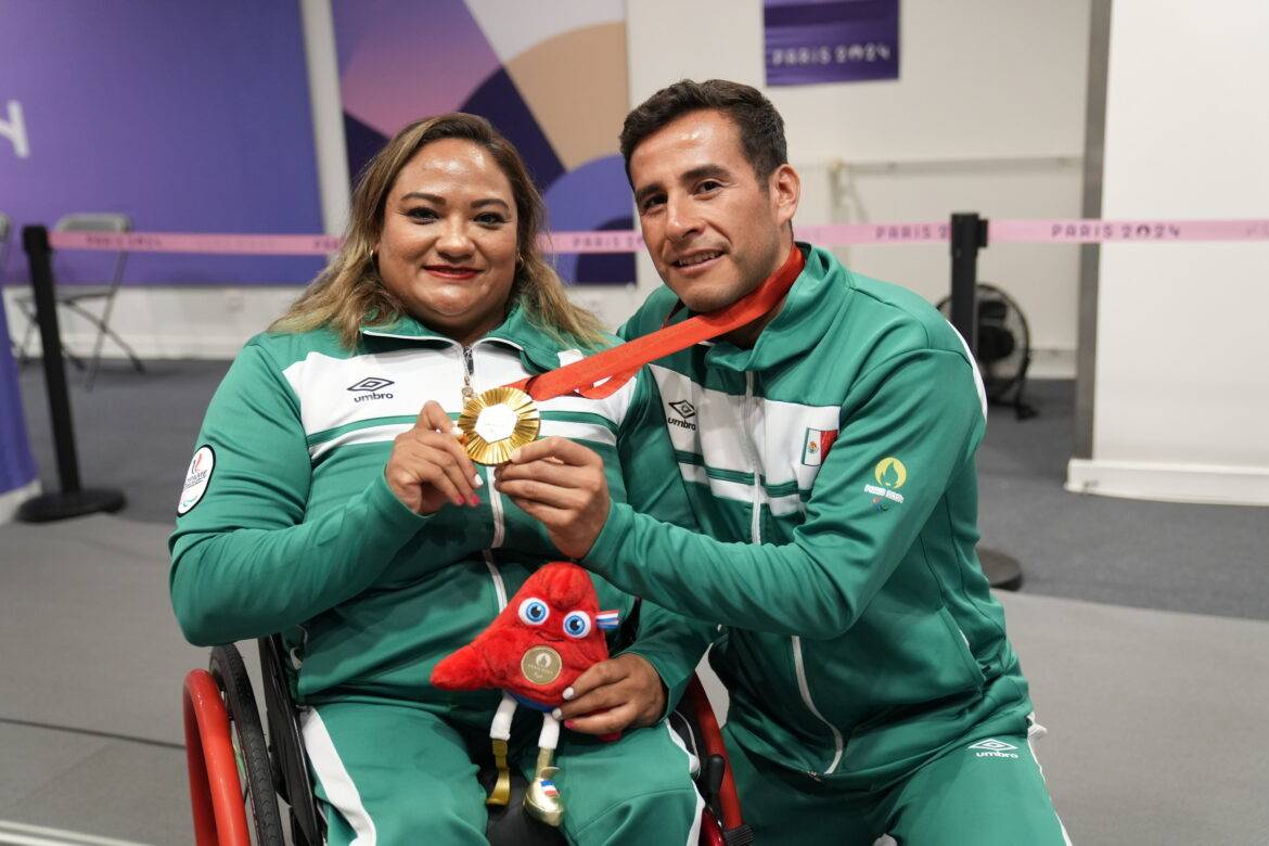 Suman mexiquenses dos medallas de oro en los Juegos Paralímpicos París 2024