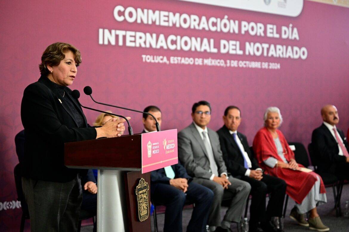 Ahorran mexiquenses 27 millones de pesos con servicios notariales y jurídicos gratuitos: Gobernadora Delfina Gómez Álvarez