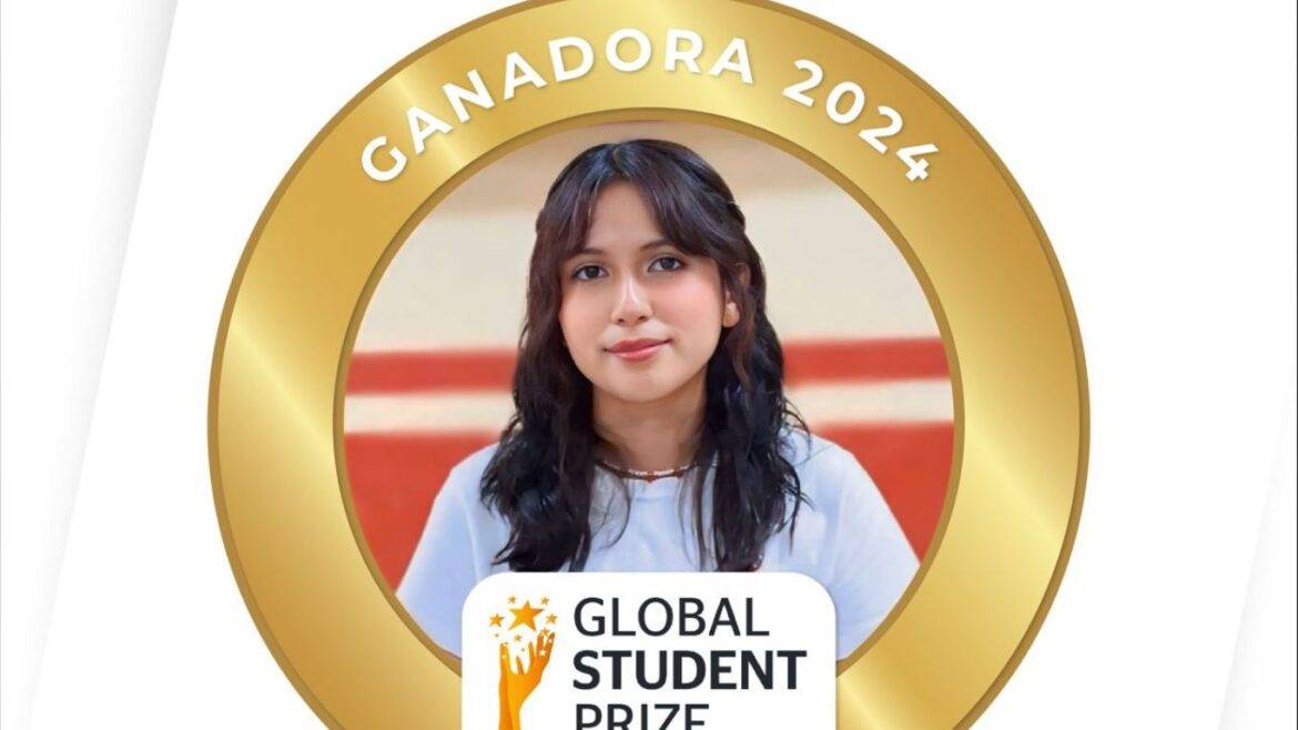 Egresada de CONALEP Veracruz gana el Global Student Prize 2024 con innovador asistente médico impulsado por IA