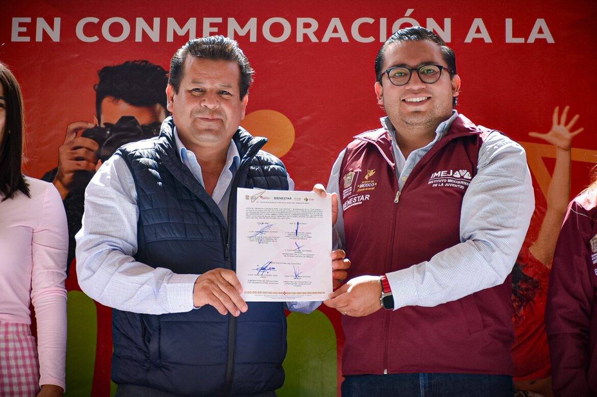 Firma IMEJ convenios de colaboración con ocho municipios a favor de la juventud mexiquense