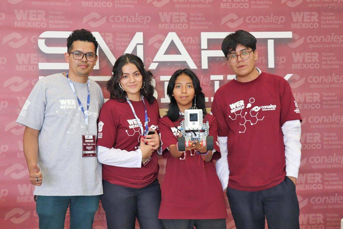 Participarán estudiantes del CONALEP Estado de México en concurso nacional de robótica “WER 2024-Smart Mobility”