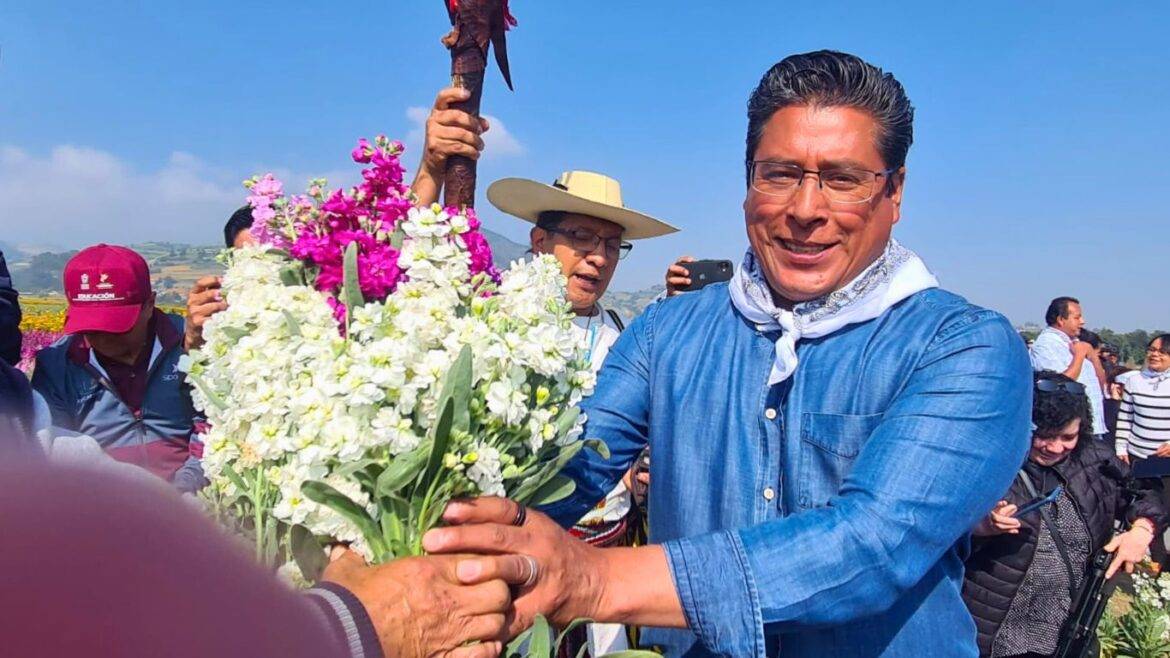 Tenango del Valle celebra el inicio del corte de cempasúchil en San Francisco Putla