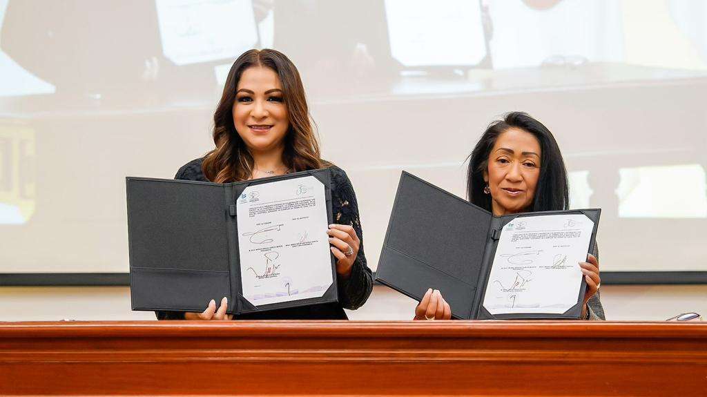 Firman convenio la CODHEM y el Instituto Universitario Franco Inglés de México