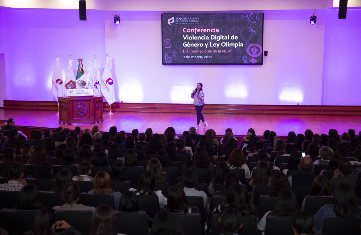 Impulsora de la Ley Olimpia dictó conferencia en el PJEdomex