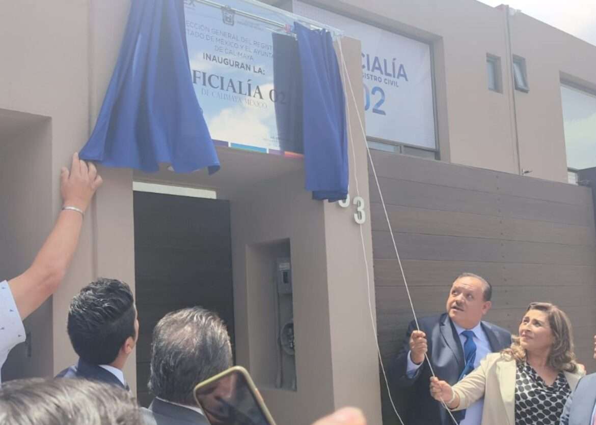 Inauguran Oficialía No. 2 del Registro Civil en Calimaya