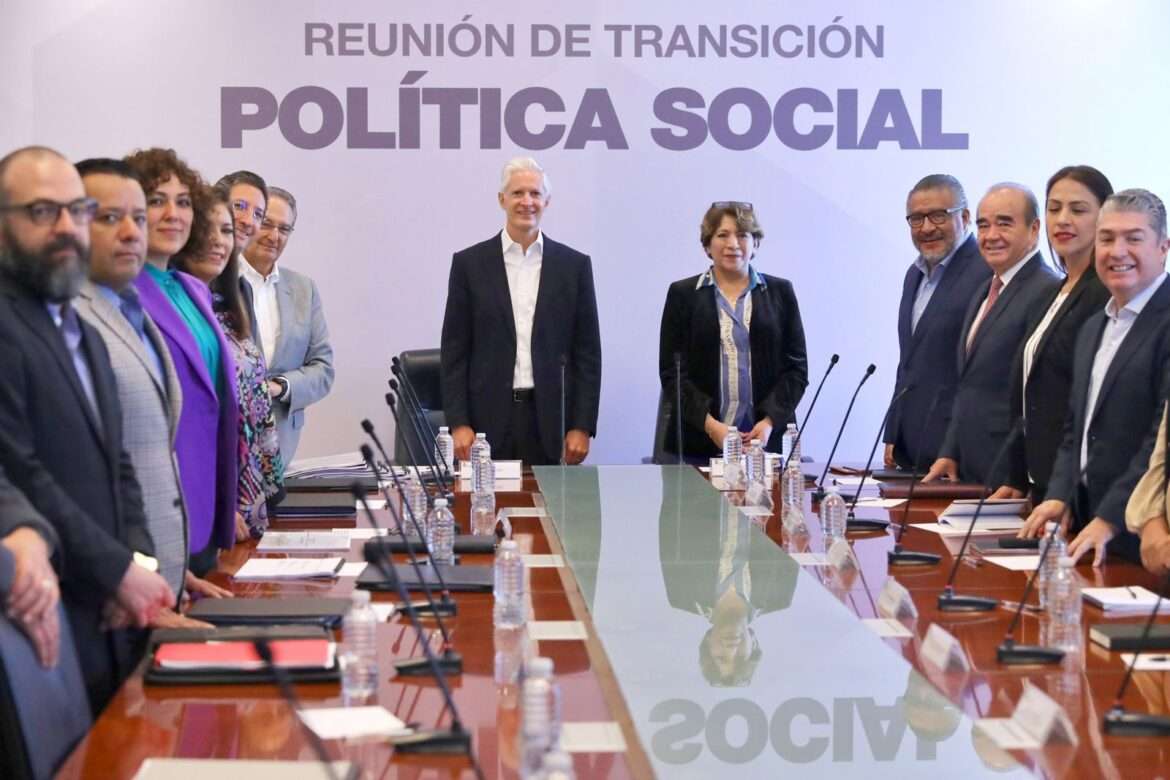 Delfina Gómez, Gobernadora Electa, revisa la política social del Estado de México en sexta reunión de transición