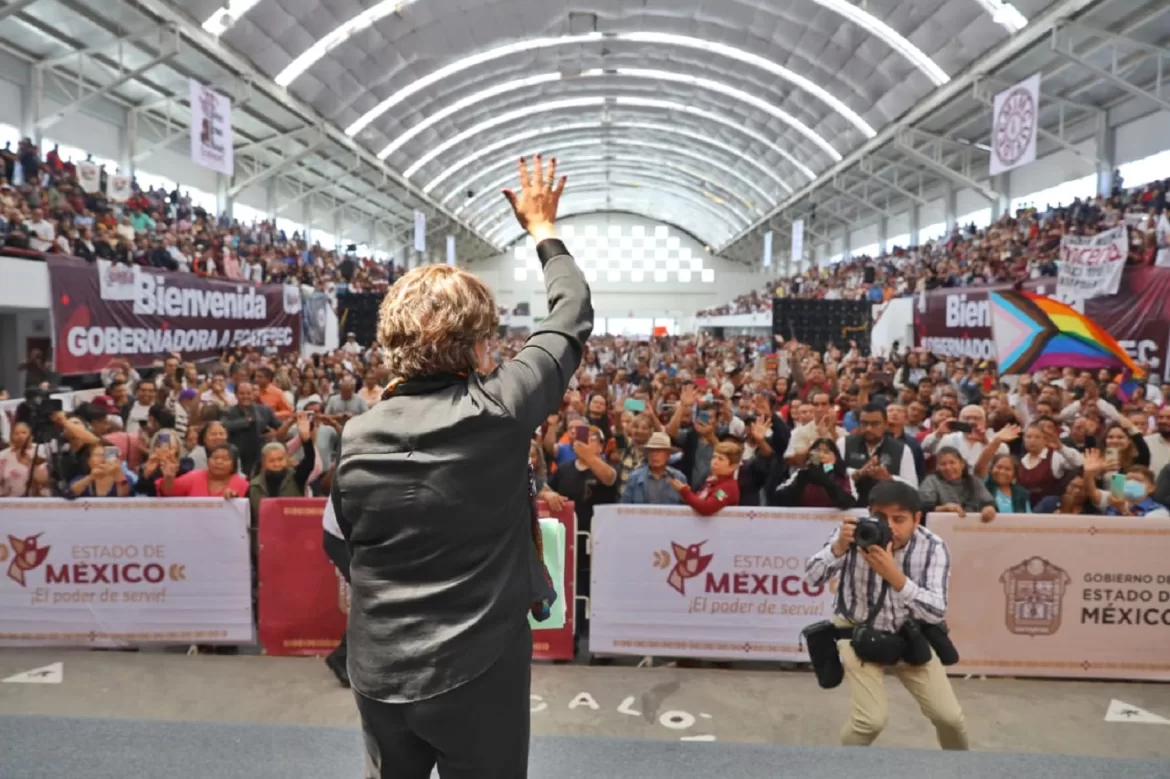 La Gobernadora Delfina Gómez arranca su gira de agradecimiento por el Estado de México