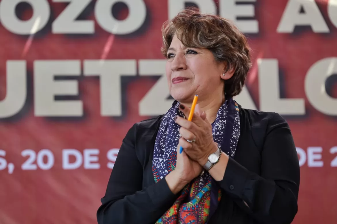 La Gobernadora del Estado de México, Delfina Gómez, inaugura el Pozo Ehécatl – Quetzalcóatl en Ecatepec