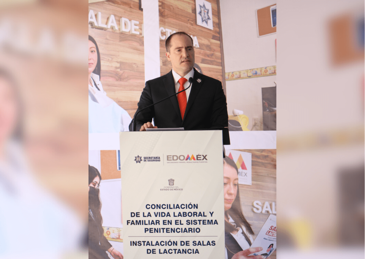 Inaugura Secretaría de Seguridad del Edomex y Reinserta sala de lactancia en el CPRS de Almoloya de Juárez “Santiaguito” en beneficio de servidoras públicas en periodo de lactancia