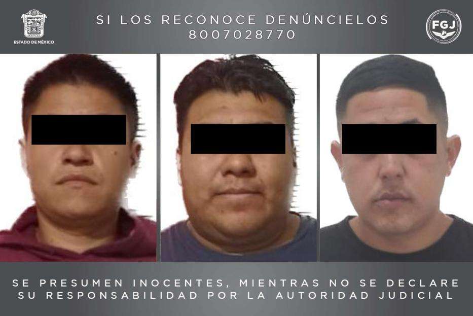 Cumplimenta FGJEM órdenes de aprehensión contra tres sujetos implicados en robos con violencia de vehículos