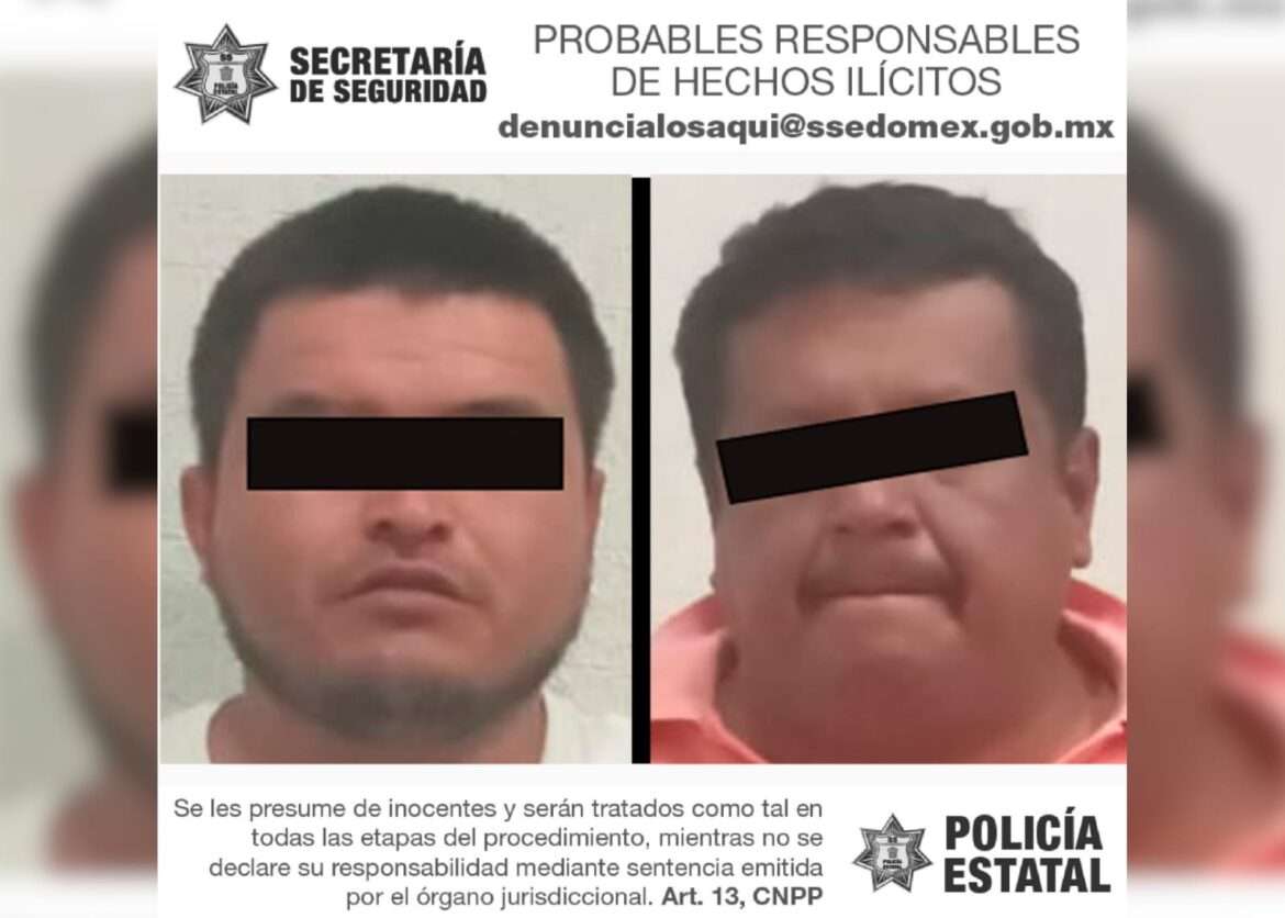 Detienen elementos de la Secretaría de Seguridad a dos hombres probables implicados en delitos contra la salud en la modalidad de narcomenudeo