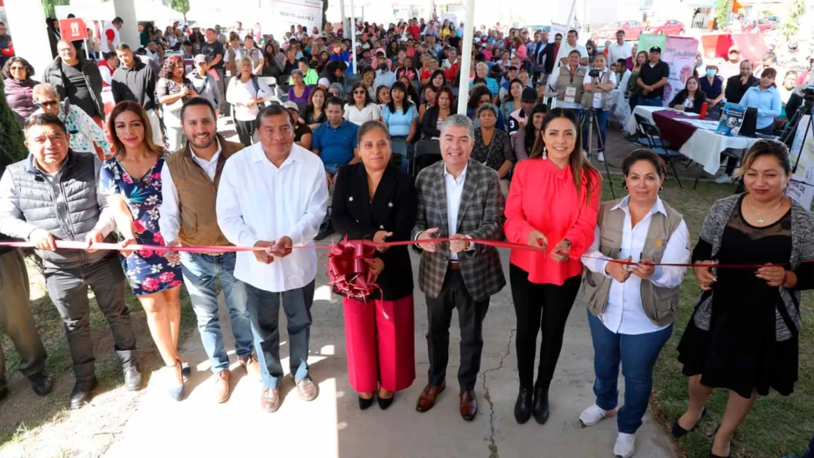 Secretarías de Bienestar federal y estatal inauguran Feria de Servicios en Nextlalpan