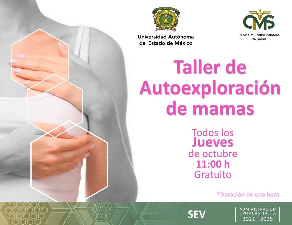 Ofrece UAEMéx talleres para detección de cáncer de mama