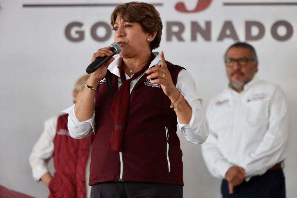 En nuestro gobierno, el 50% de los cargos públicos los ocuparemos las mujeres: Delfina Gómez