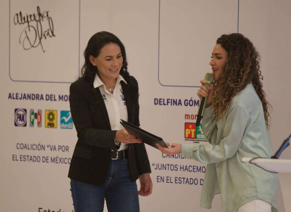 Firma Alejandra Del Moral Pacto por la Primera Infancia mexiquense