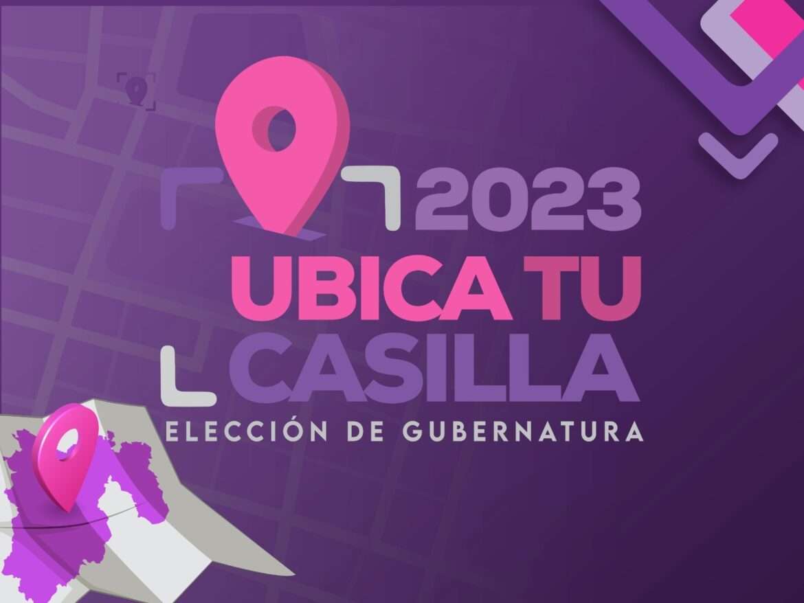 “Ubica tu casilla”; herramienta del IEEM para que mexiquenses sepan dónde votar